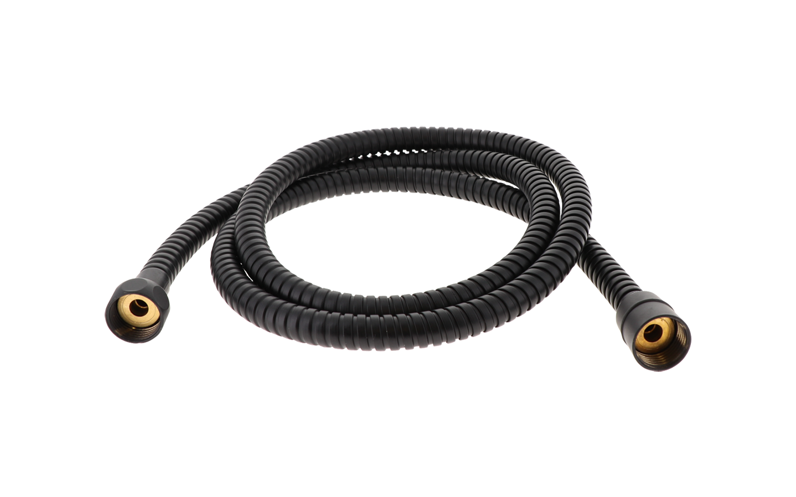 Comet Gliederschlauch mattschwarz 1,5 m