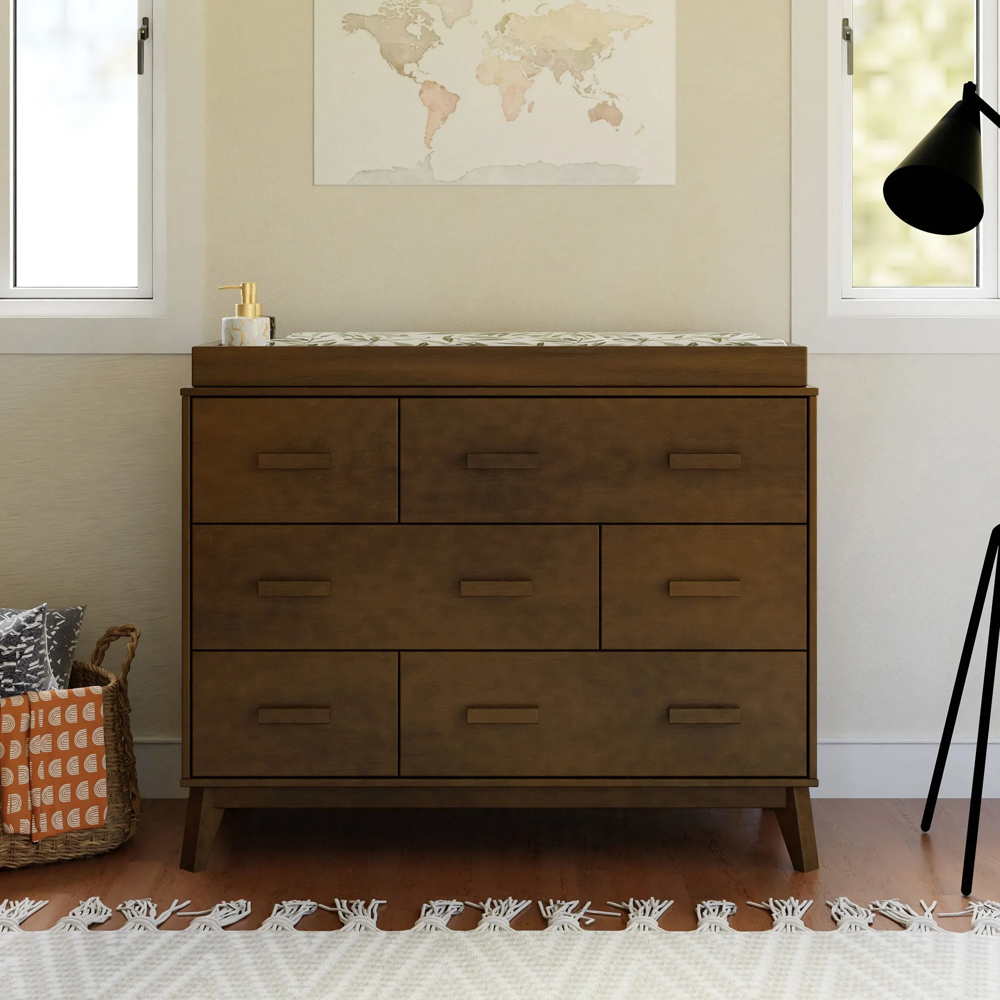 Babyletto Bureau 6 tiroirs Scoot - Naturel Noisette