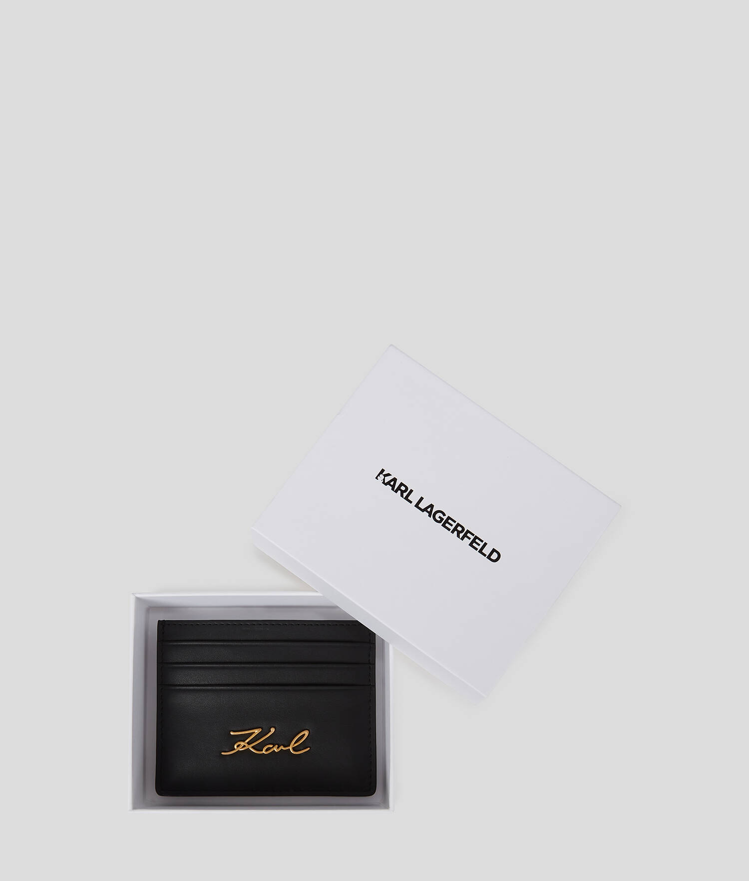 PORTE-CARTES K/SIGNATURE - Noir/Or