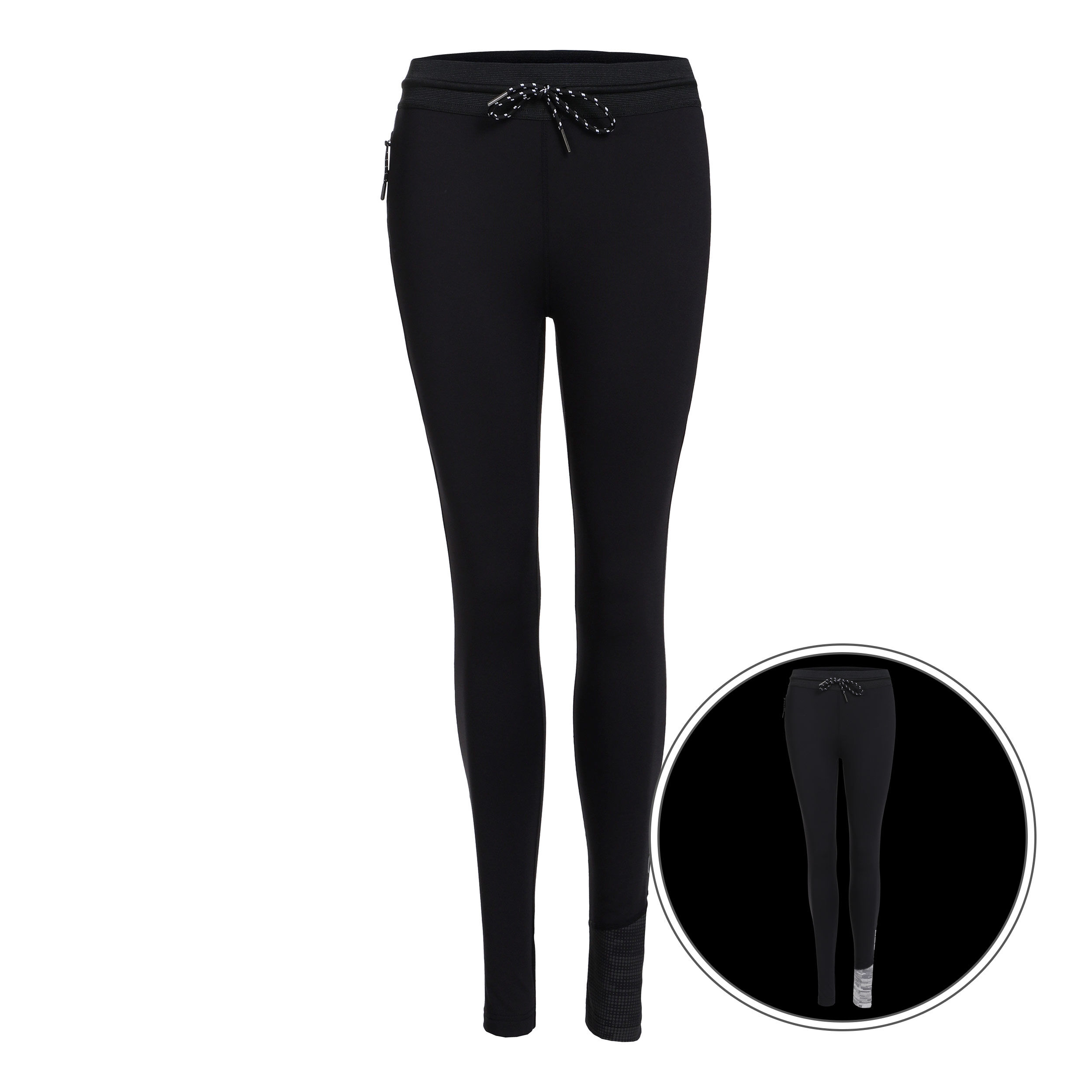 NEO Warm Light Collant De Course Femmes - Noir