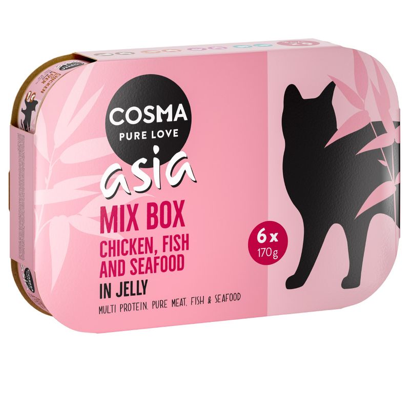 Lot Cosma Thai/Asia en gelée 24 x 170 g