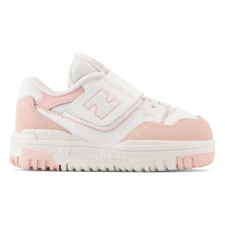New Balance Baskets Lacets et Scratchs 550 Classic | Rose pâle