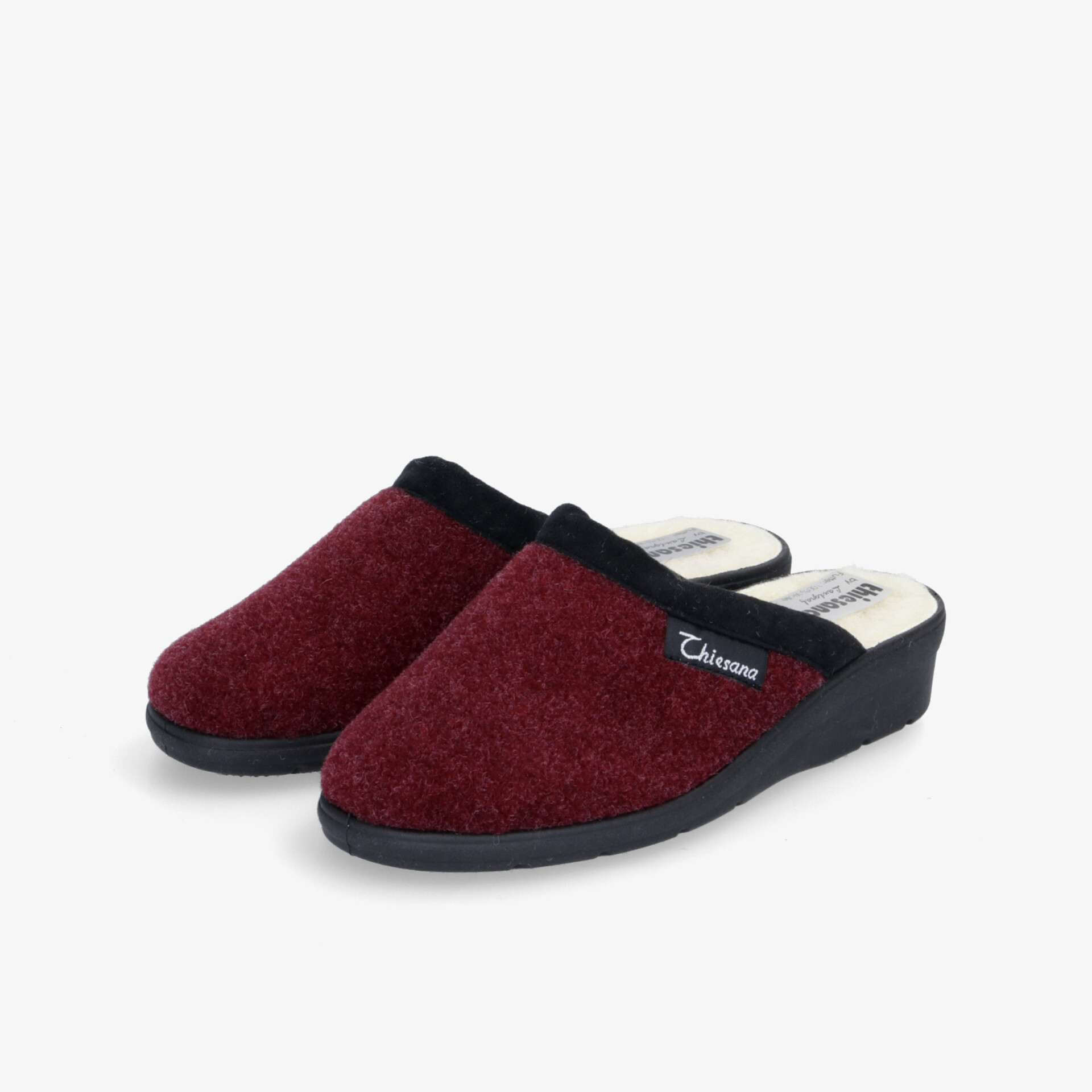 thiesana Damen Hausschuhe rot