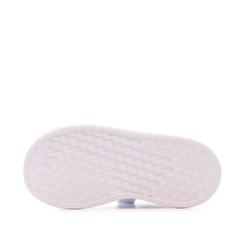 Adidas Baskets blanc/rose bébé fille Adidas Advantage