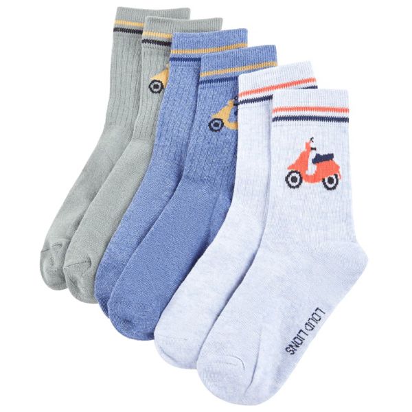 vidaXL Meias para Criança 5 Pares UE 30-34 - 14704