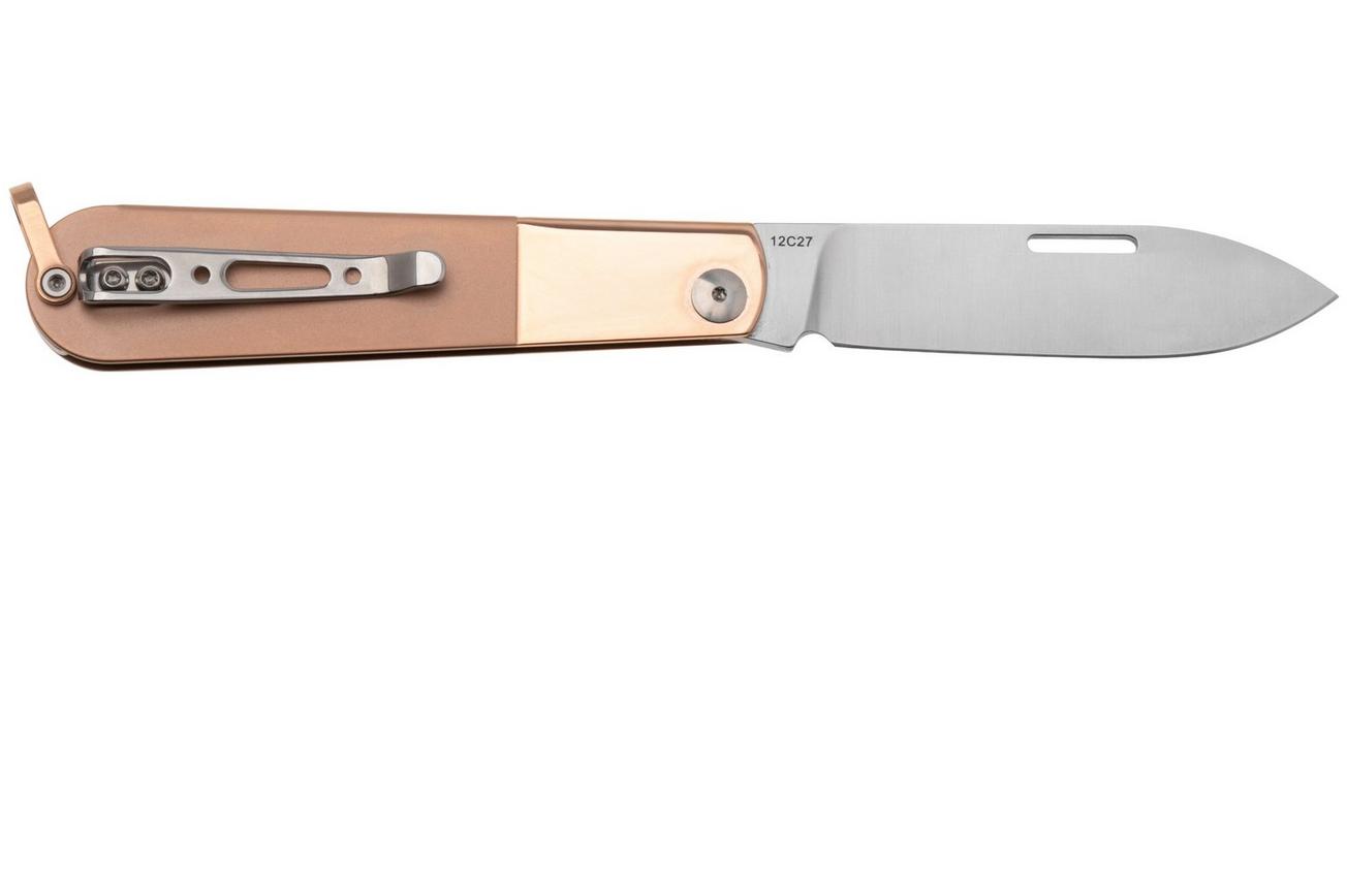 Real Steel Barlow RB-3 8341G, Satin 12C27, Rose Gold Stainless Steel zakmes