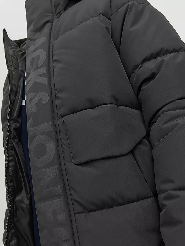 JACK & JONES Jungen Steppjacke JCOSPEED schwarz