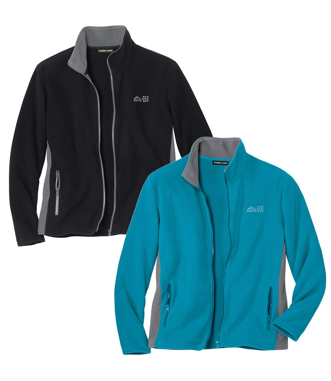 Lot de 2 Vestes Polaires Bicolores Atlas(R)