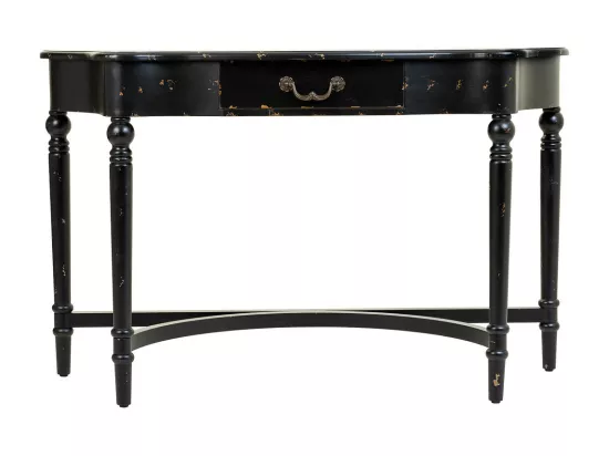Console en bois avec 1 tiroir 125x42,5x78