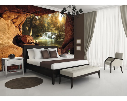 Vliesbehang 10261V4 Gorge - Forest 2-delige set 254 x 184 cm