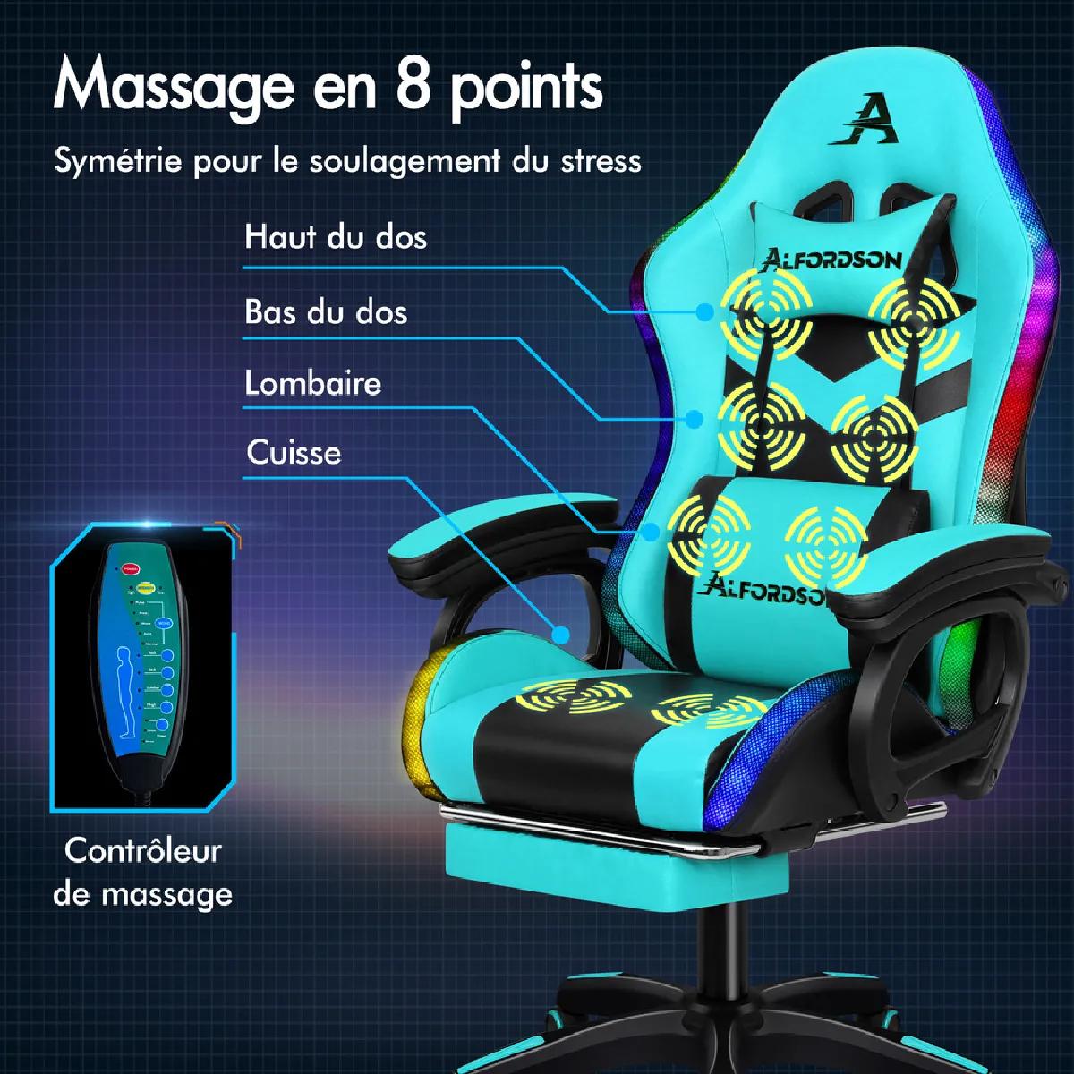 Alfordson Chaise Gaming