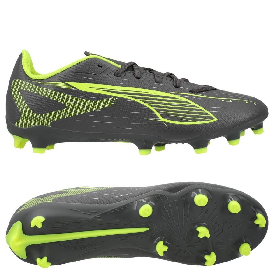 PUMA Ultra 5 Play FG/AG Audacity - Matte Aged Silver/Jaune/Argenté Femme