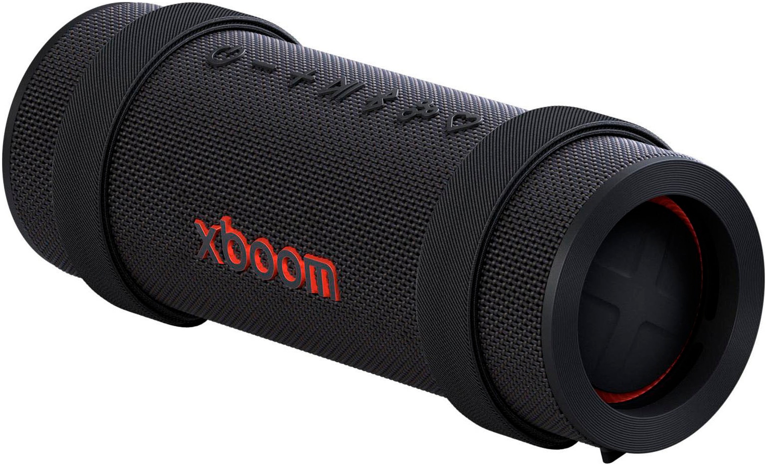 LG Bluetooth-Speaker »xboom GRAB« 1.1 (Bluetooth Apple Siri | Beleuchtungseffekte | EQ Modi | Extra Bass | Google Assistant | Lautstärkeanpassung | Multipoint Anbindung | Wireless Party Connect 30 W)