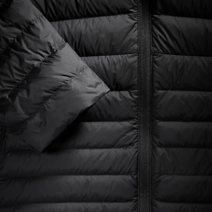 Decathlon Forclaz - Jaqueta puffer feminina Forclaz MT100 com enchimento de plumas