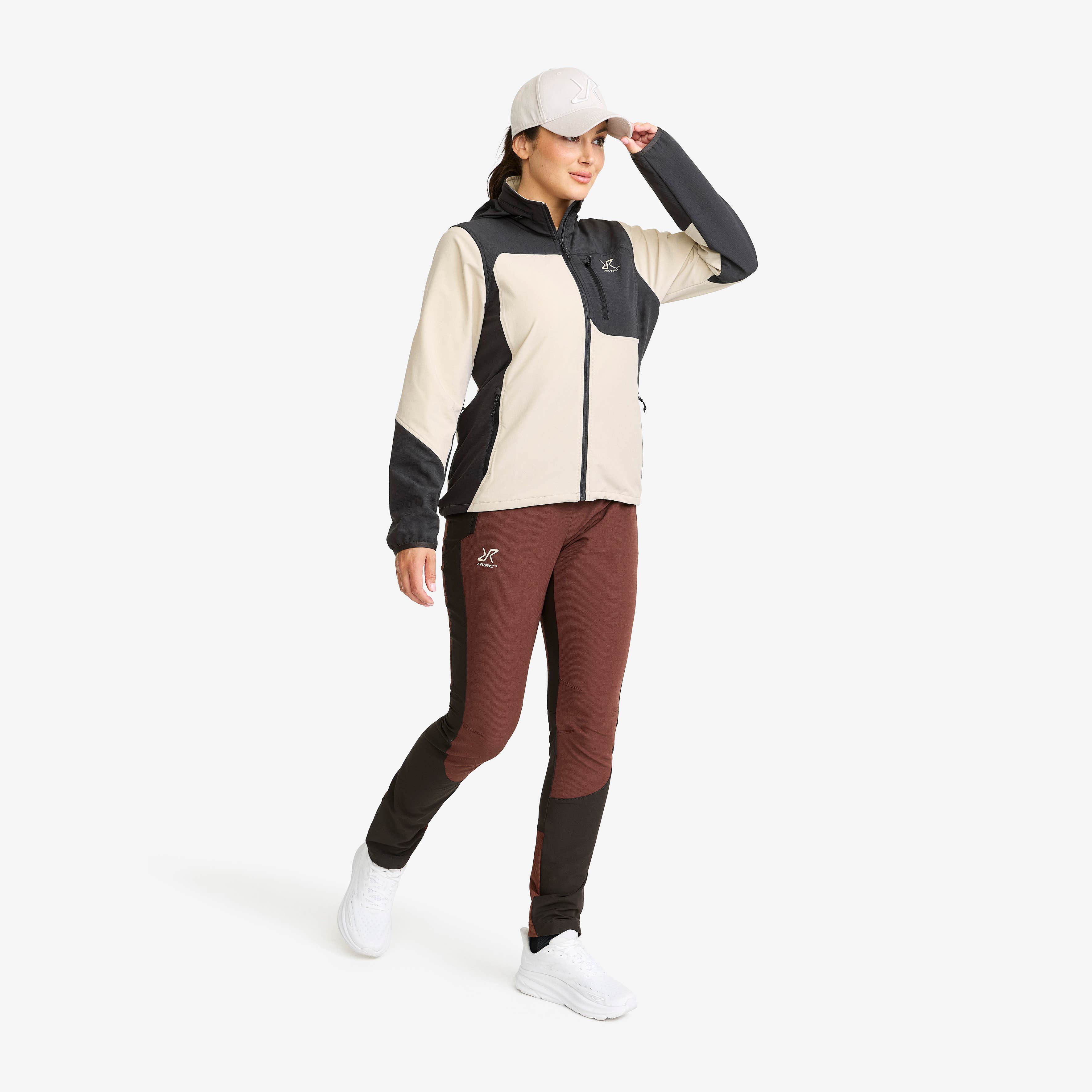 Ridge Trek Stretch Jacket Dame Anthracite/Peyote
