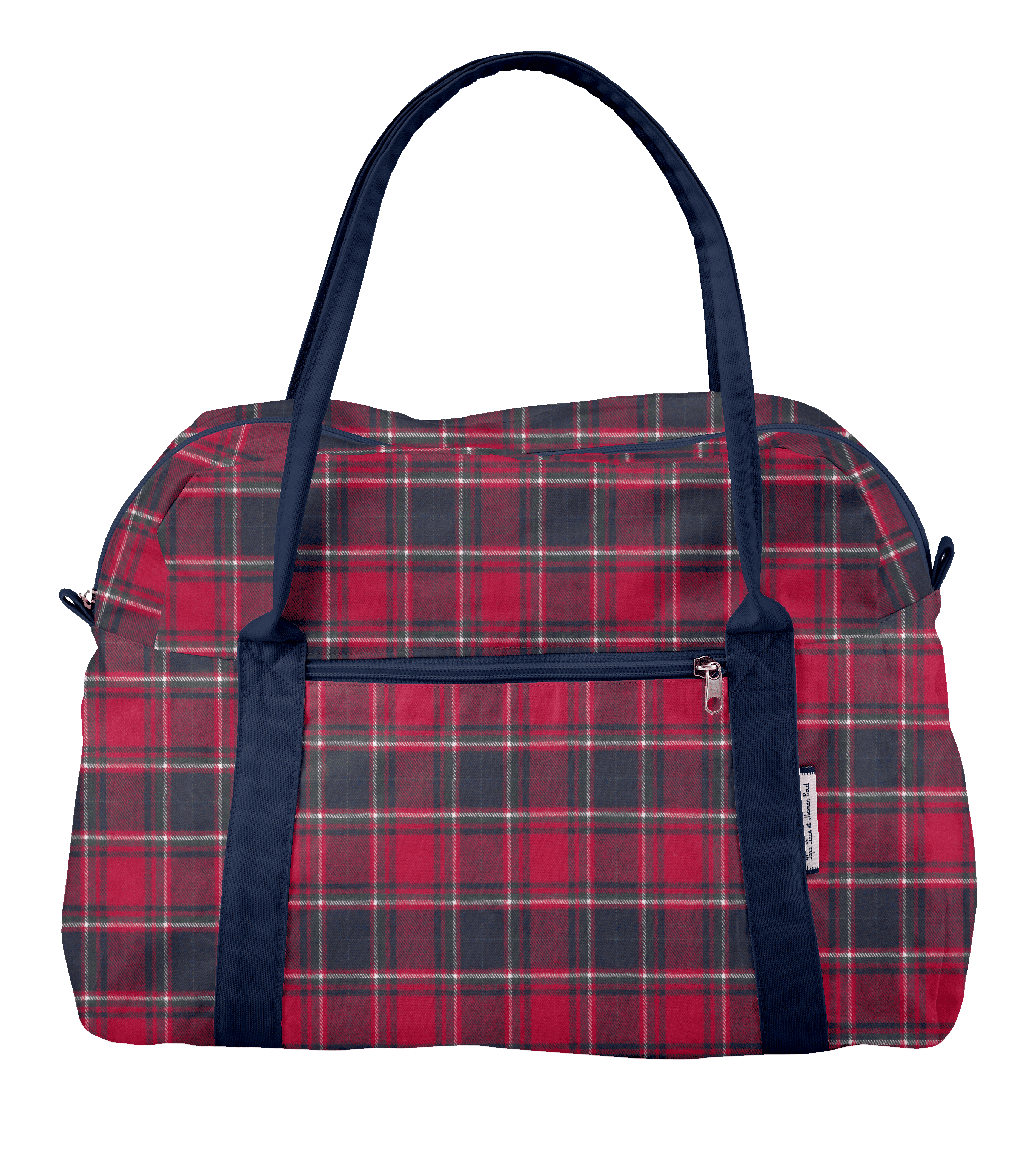 Sac Bowling Tartan Rouge