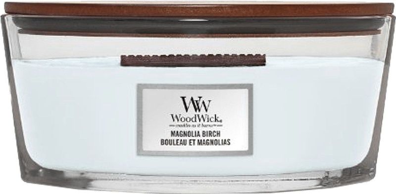 WoodWick Geurkaars Ellipse Magnolia Birch