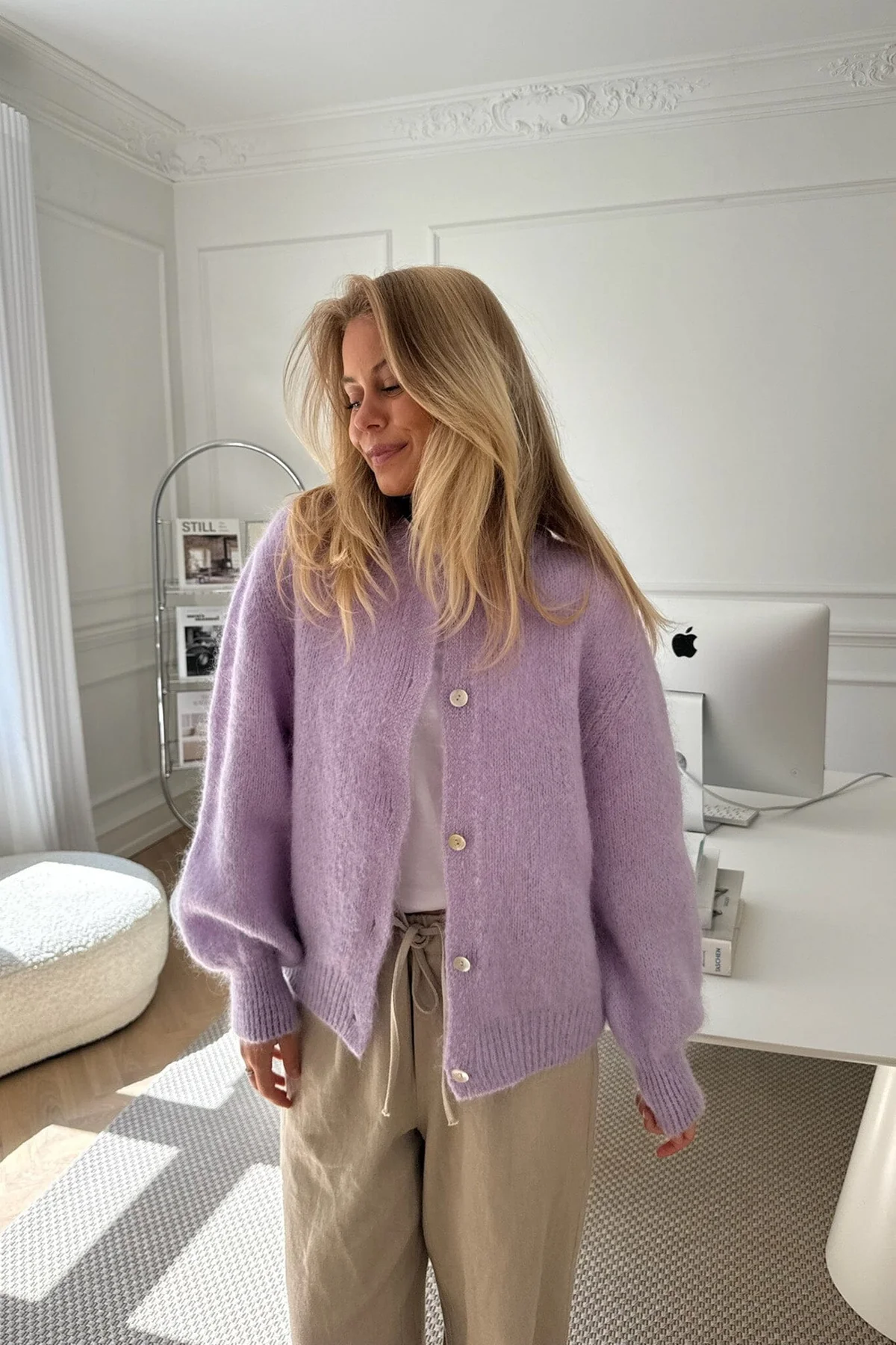BYIC Idaic Cardigan lp light purple