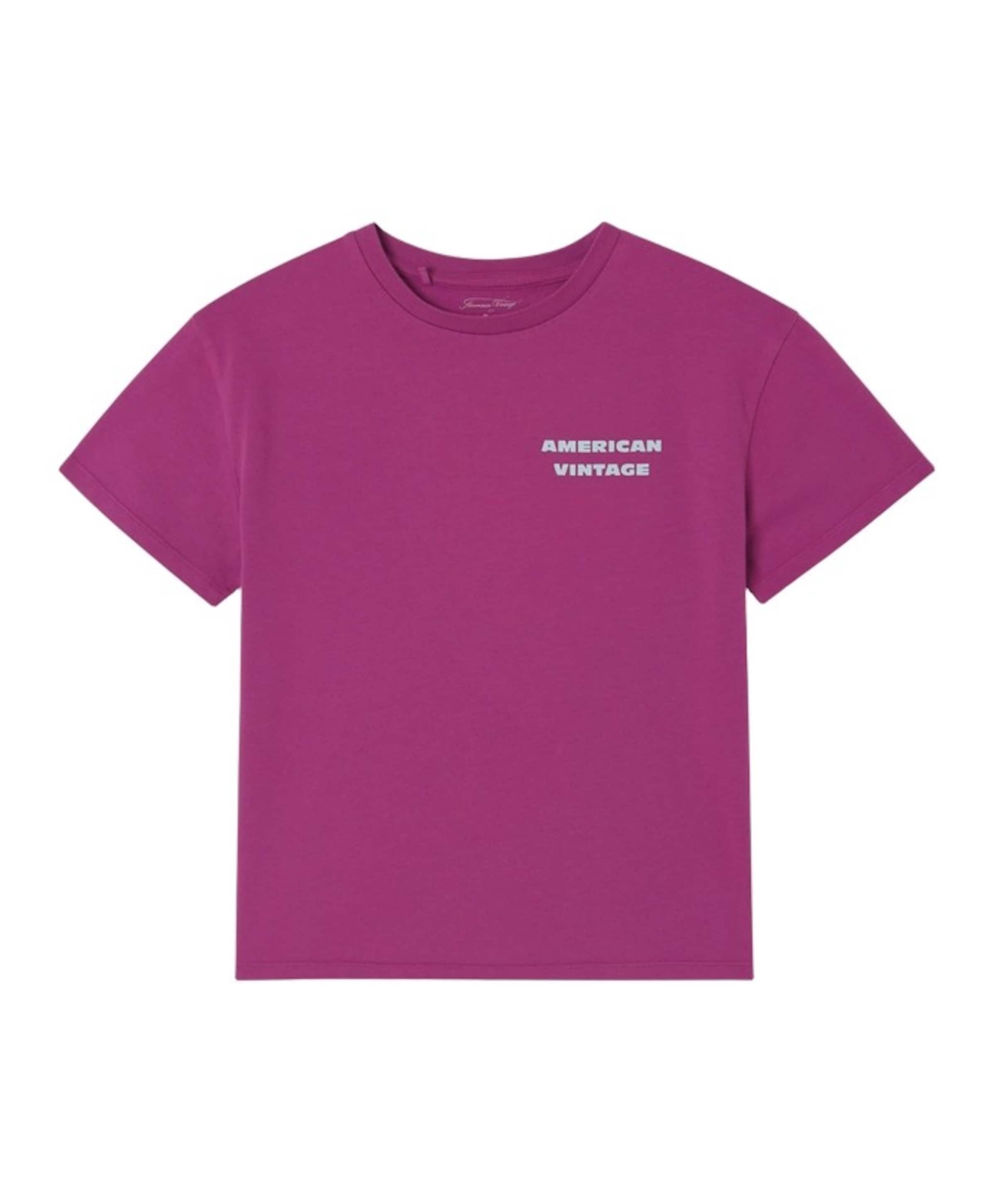 American Vintage Uniseks T-shirt roze