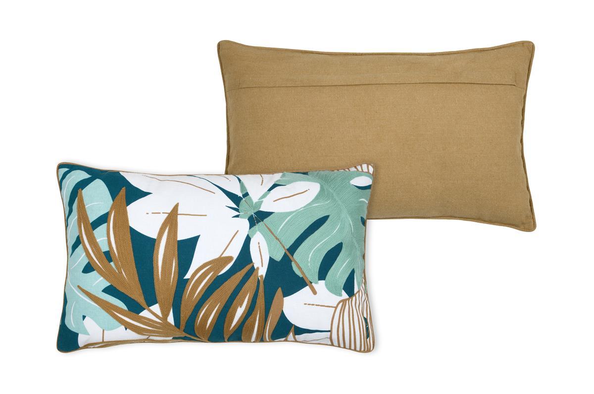 ALOHA COUSSIN 30X50CM BLEU