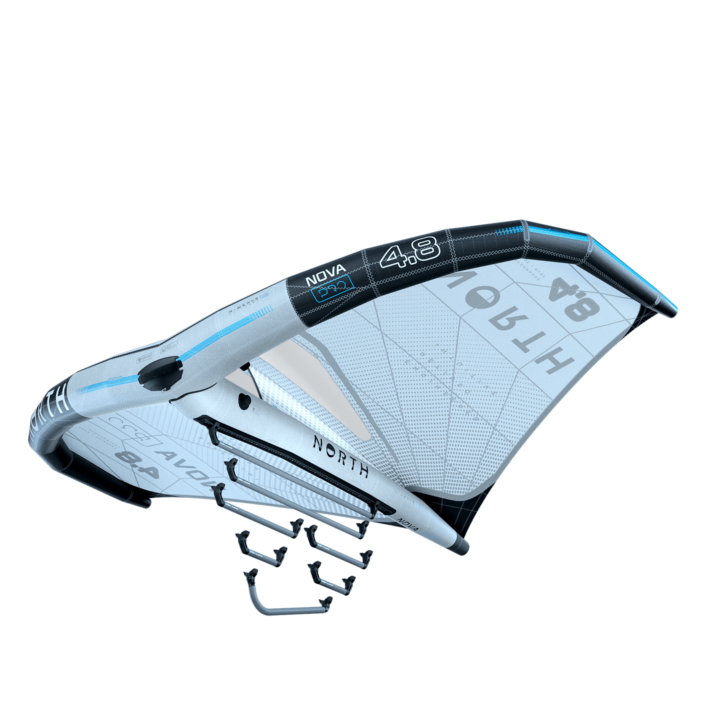 North kiteboarding Nova Pro wing 2025 White
