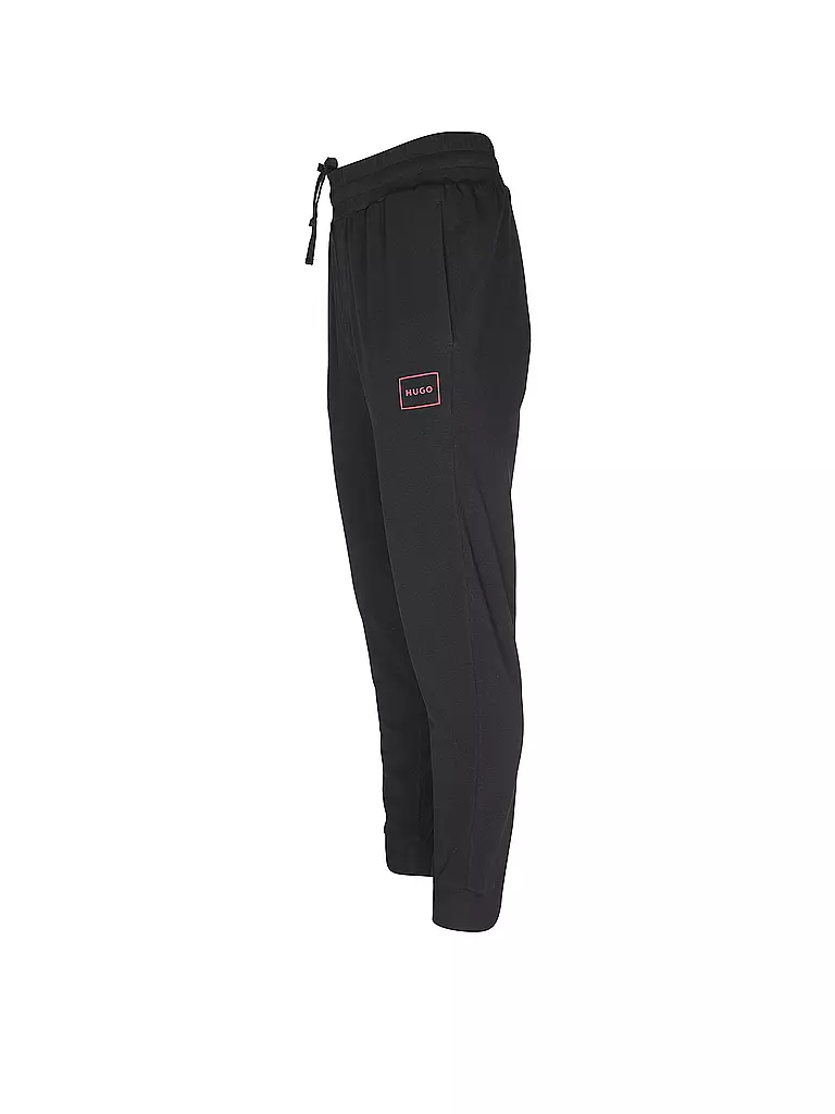 HUGO Loungewear Hose schwarz