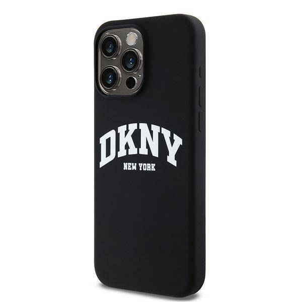 iPhone 15 Pro Max MagSafe Silikon Hülle Case (DKHMP15XSNYACH) - Schwarz