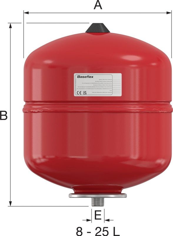 Flamco - Baseflex - Expansievat - 18L - 0.5 bar - 290mm