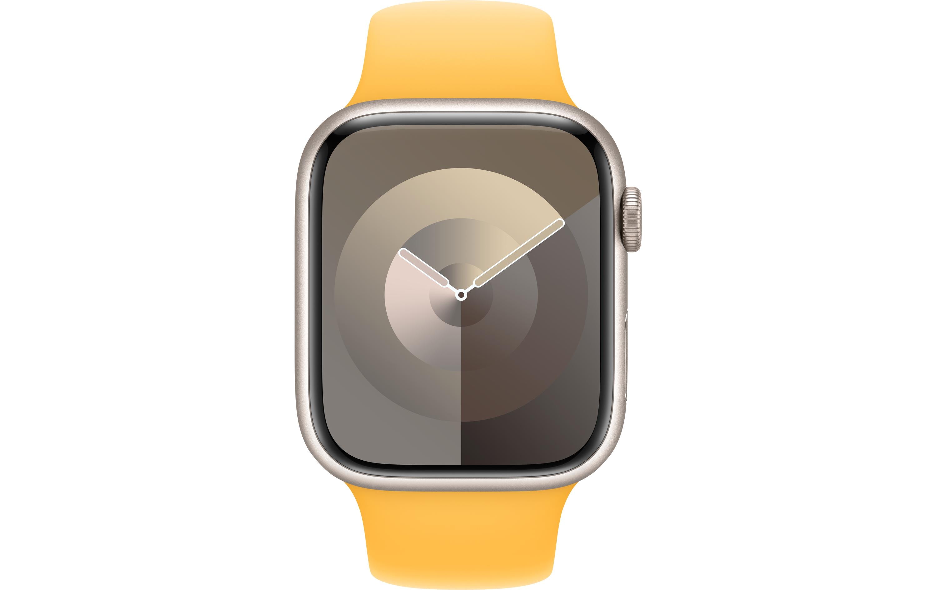 Sport Band 45 mm Warmgelb M/LArmband zu Apple Watch 45 mm