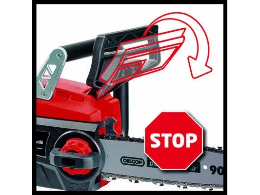Einhell GE-LC 18/25-1 Li Kit, 25 cm, 23 cm, 4,5 m/s, Sort, Rød, Batteri, 3000 At