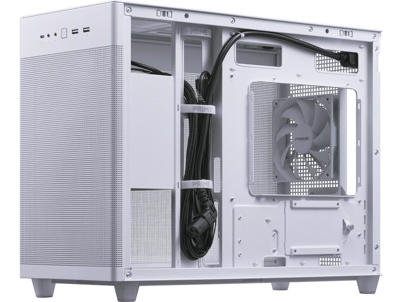 ASUS PC-Gehäuse AP201 MicroATX Weiss 33-Liter microATX-Gehäuse