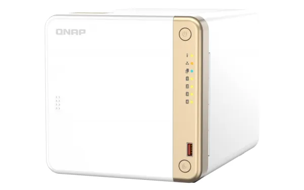 QNAP TS-462 - NAS-server - 4 bays - SATA 6Gb/s - RAID 0, 1, 5, 6, 10, JBOD - RAM 4 GB - 2.5 Gigabit Ethernet - iSCSI support