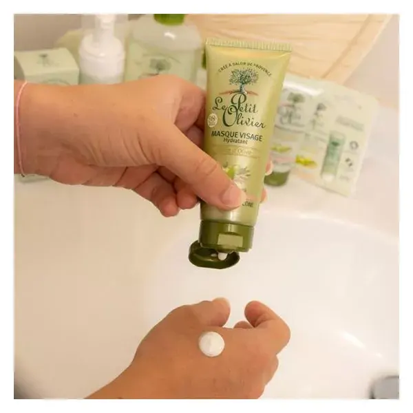 Le Petit Olivier - Máscara Facial Hidratante - Azeite de Oliva e Água de Rosas 75ml