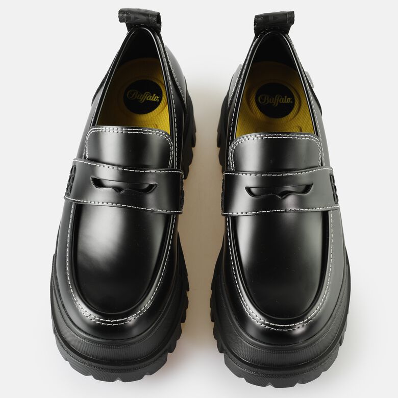 ASPHA LOAFER BS - VEGAN BOX - BLACKWHITE
