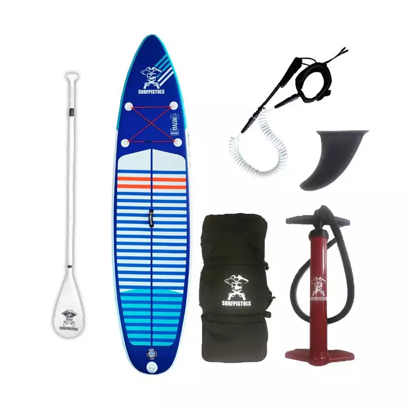Pack Stand Up Paddle gonflable SURFPISTOLS Marinière V2 10´6´´