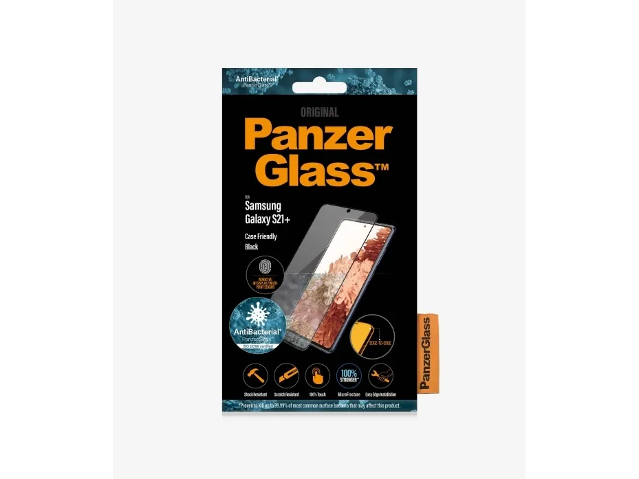 PanzerGlass Samsung Galaxy S21  FP CF AB Edge-to-Edge, black