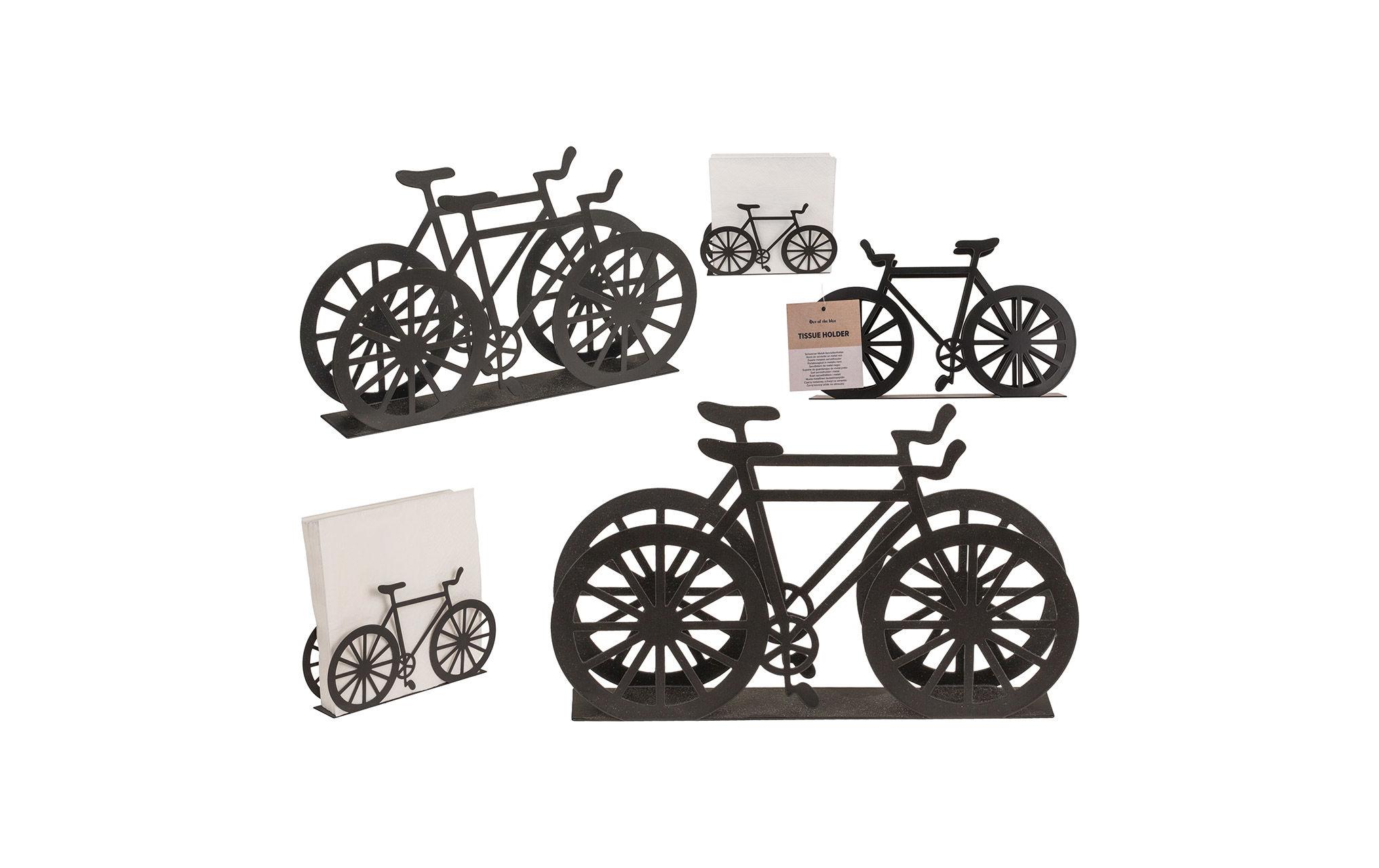 Serviettenhalter Fahrrad SchwarzServiettenhalter