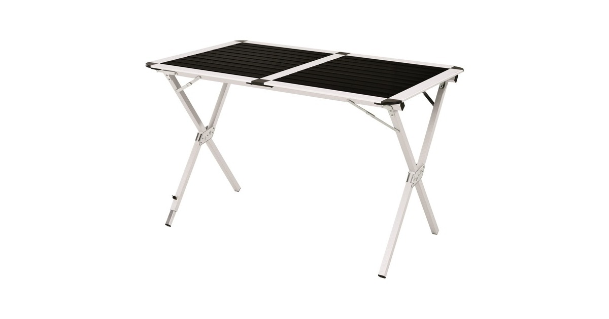 Easy CampRennes L tafel  (Zwart/zilver)