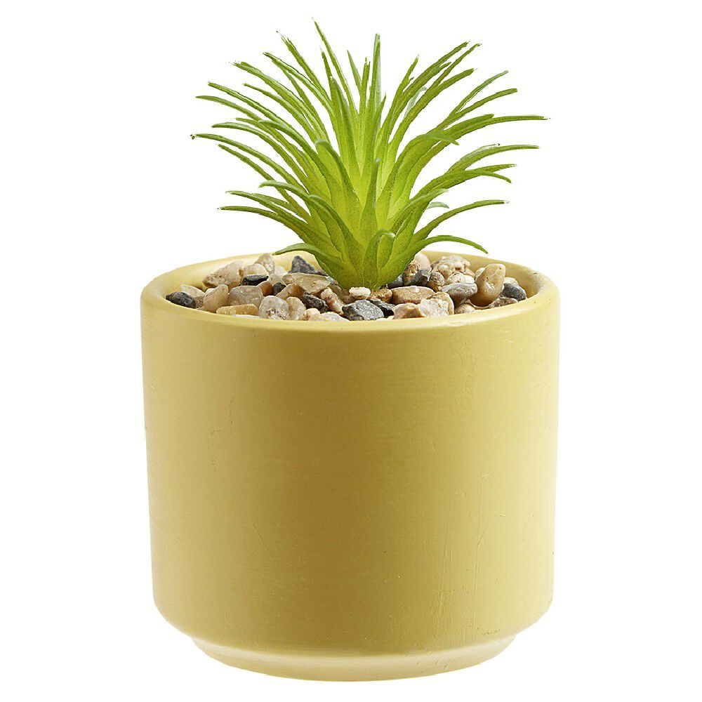 Plante artificielle avec pot céramique