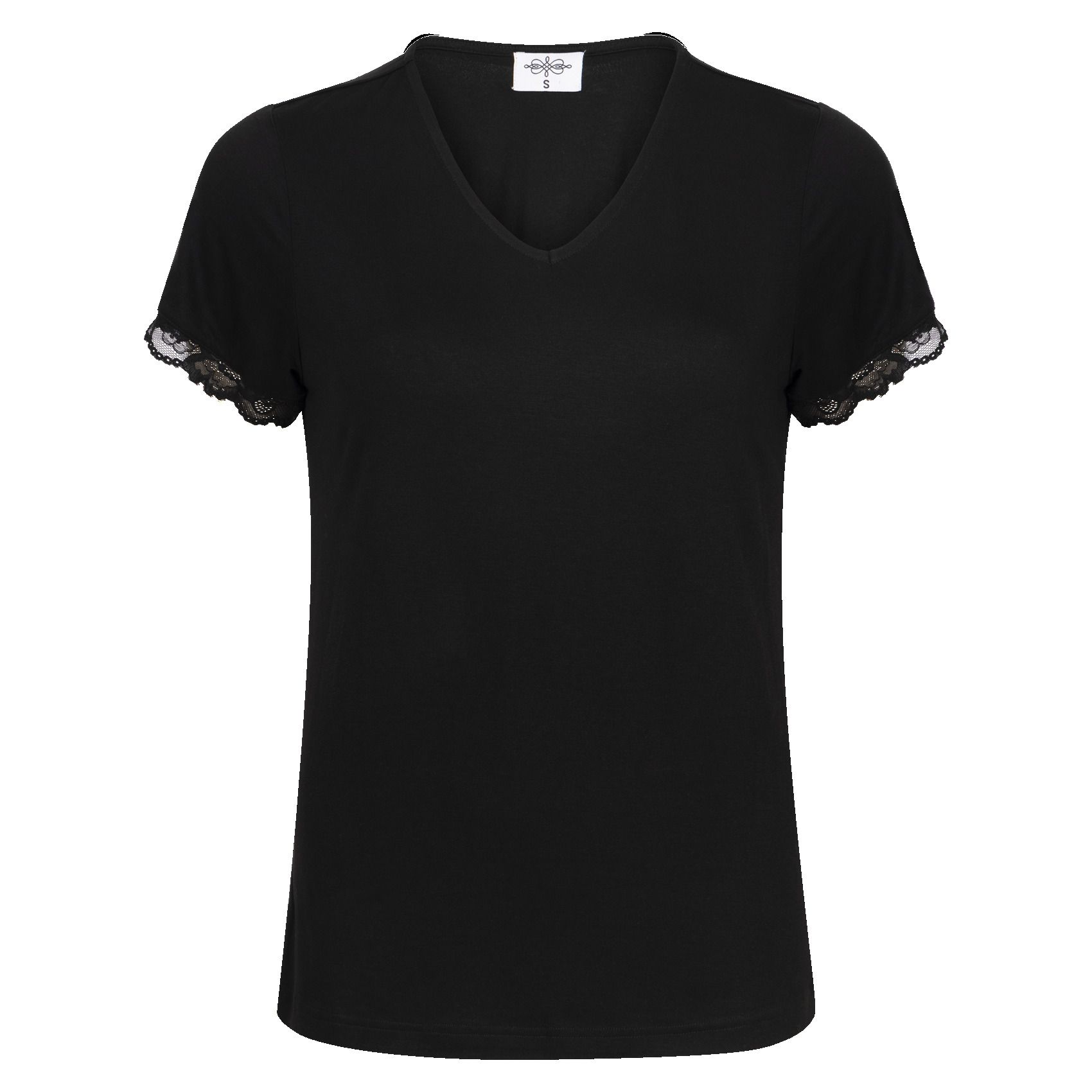 Pyjamas med korte ermer og trekvart bukse Lace