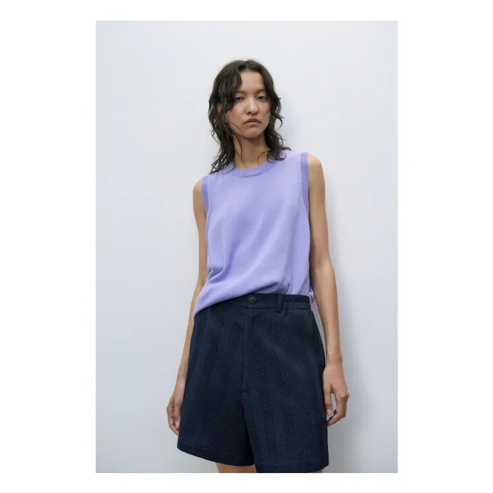 Cordera Top Tank Coton Bio | Lilas