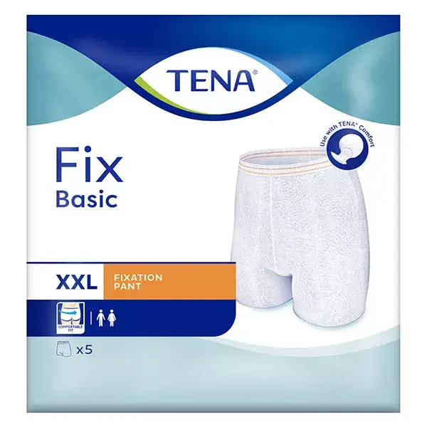 TENA Fix Basic Support Slip Tamanho XXL 5 unidades