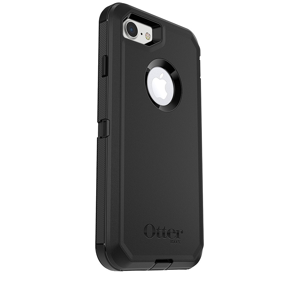 iPhone SE (2022/2020) / 8 / 7 Outdoor Schutz Hülle Defender Series   Holster (77-56603) - Schwarz