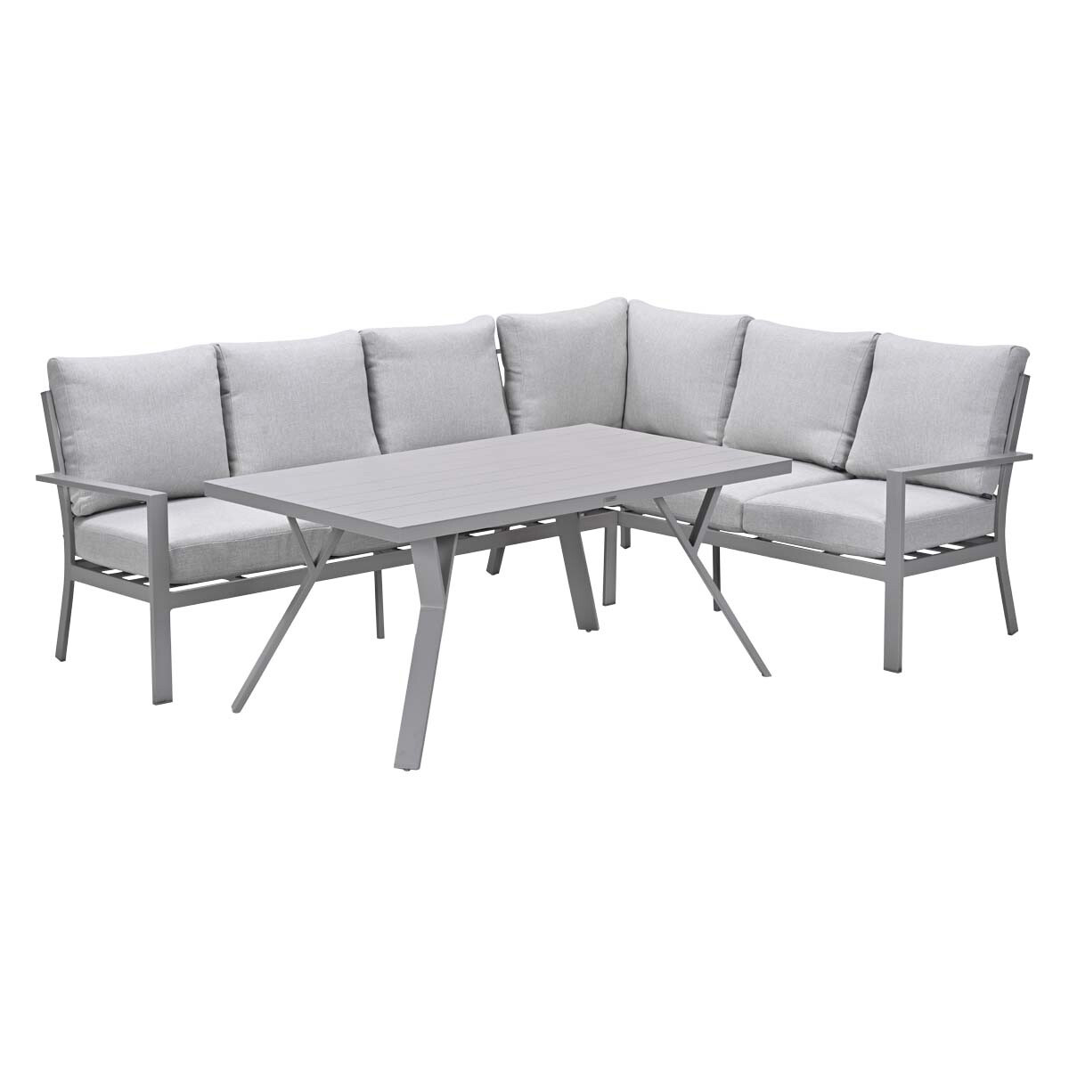 Garden Impressions Senja 3-delig rechts - sand loungediningset