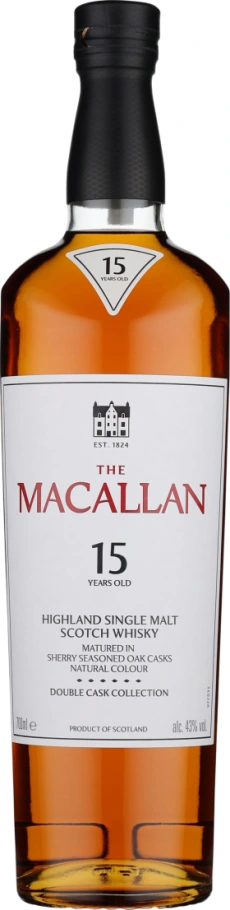 THE MACALLAN 15 YEARS DOUBLE CASK 70CL