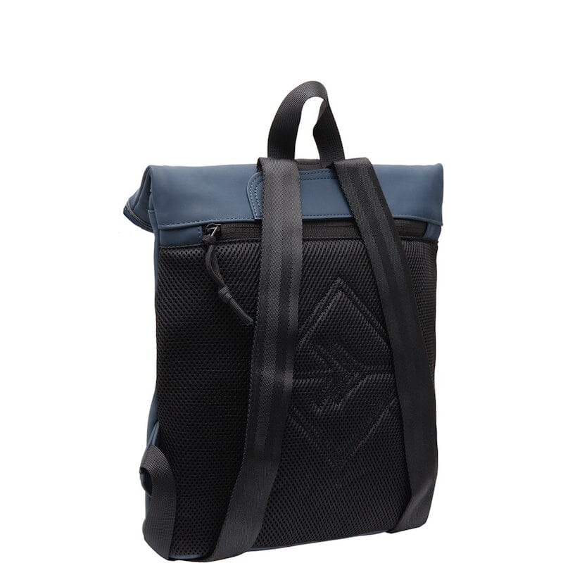New Rebels Mart S Waterproof Flap Rugzak Navy Blue