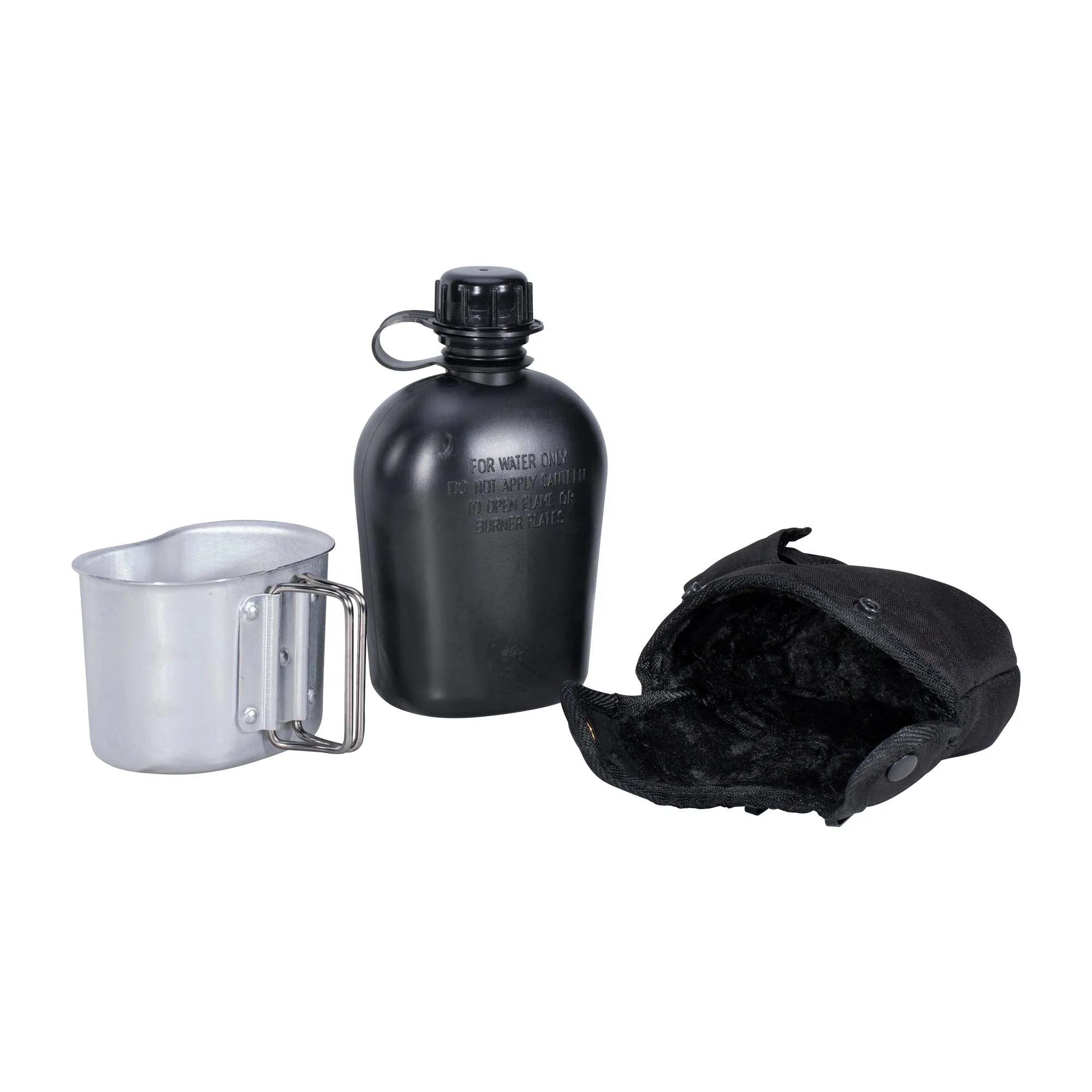 Mil-Tec -  Feldflasche mit Becher und Hülle 1 qt