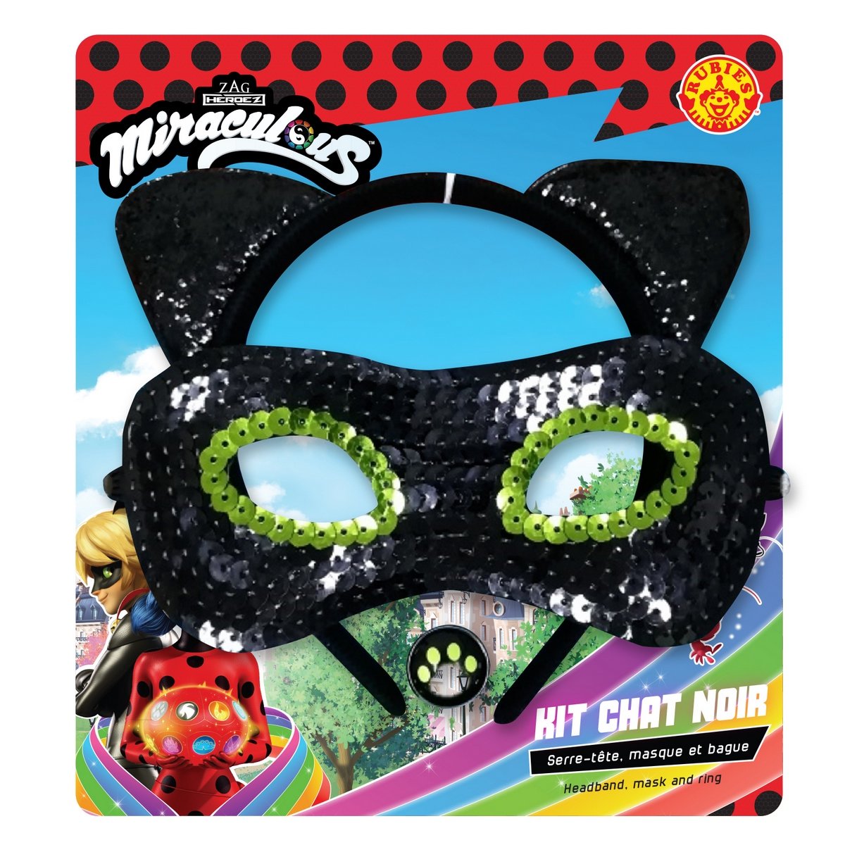 Kit accessoires Miraculous - Chat Noir