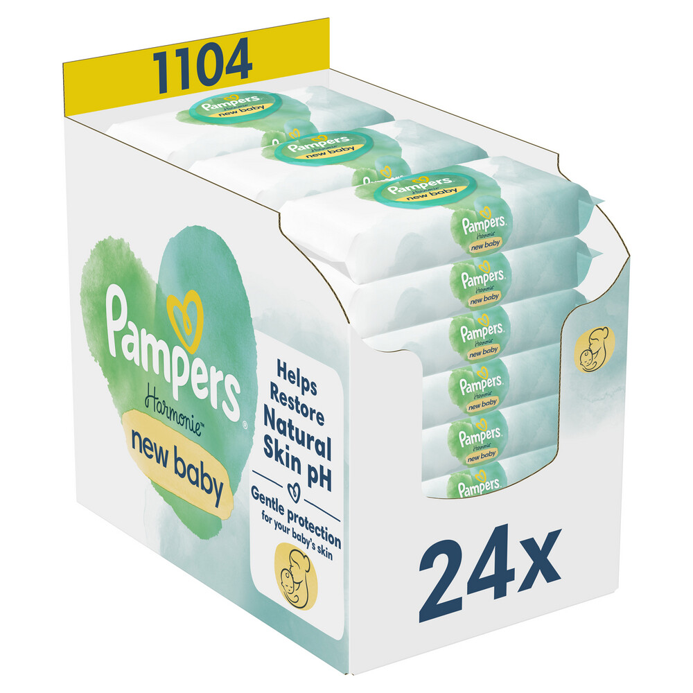 Pampers Billendoekjes Harmonie24x46 = 1104 stuks