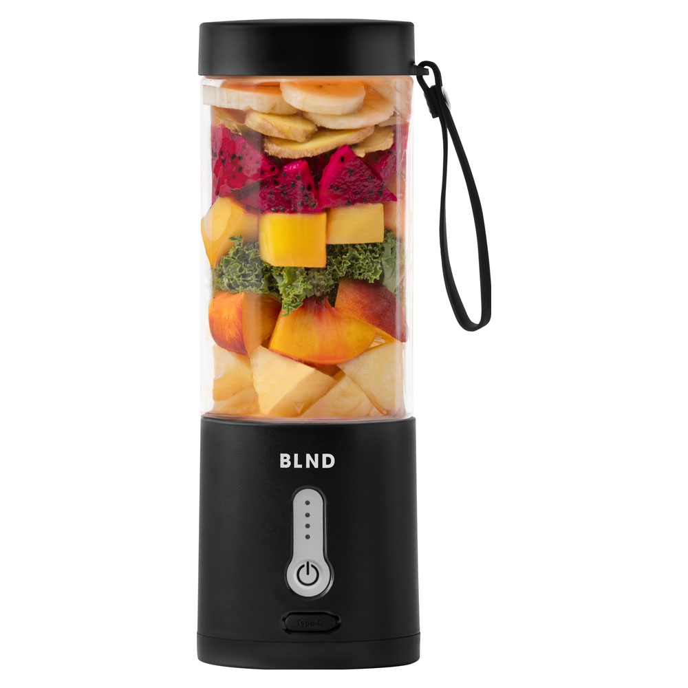 (530ml) Black Blender Standmixer Elektrischer Smoothie Maker Tragbarer Mixer To Go (40151557) - Schwarz